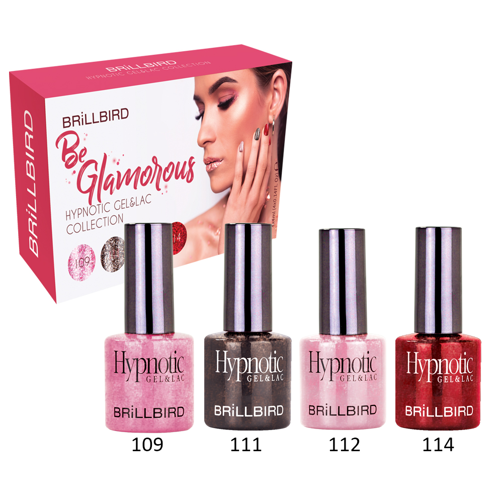 BrillBird - Be Glamorous Hypnotic Gél Lakk Készlet