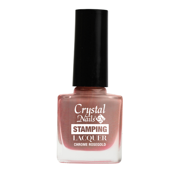 Crystal Nails - Stamping lacquer nyomdalakk - Chrome rosegold