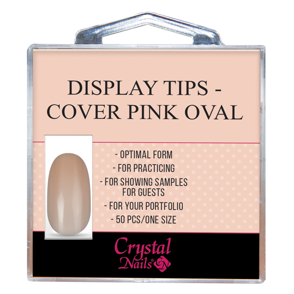 Crystal Nails - Display Tips - Cover Pink Oval