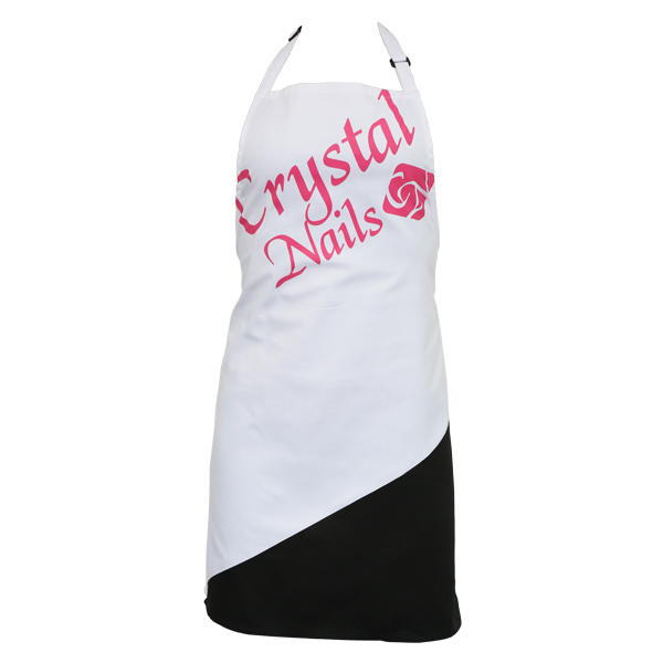 Crystal Nails - White&Black kötény