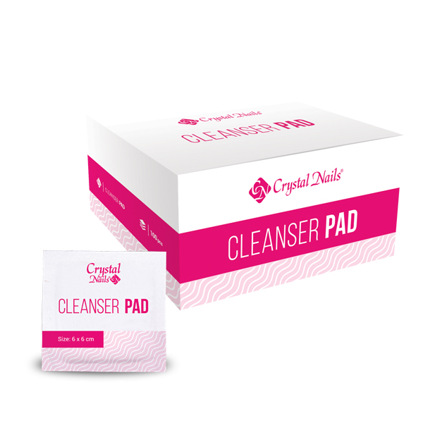 Crystal Nails - Cleanser Pad - Cleanserrel átitatott szálmentes törlő