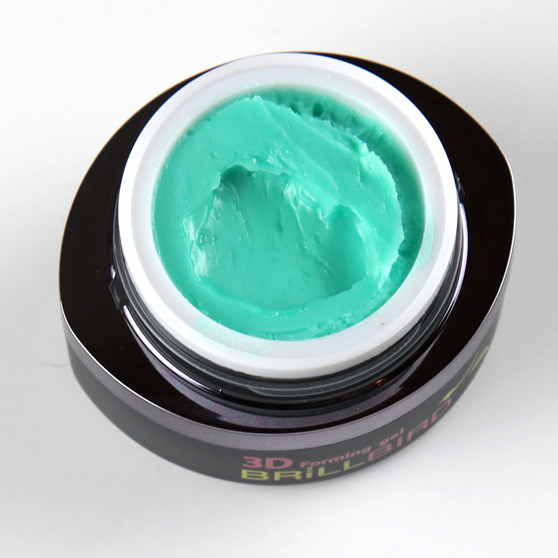 BrillBird - 3D Forming gel 14 (turquoise) türkiz gyurmazselé - 3ml