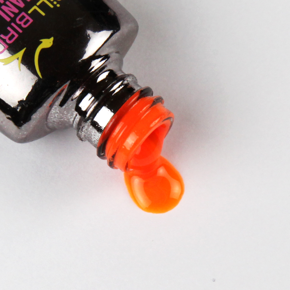 BrillBird - Frosty neon 3 lépéses neon narancsszín gél lakk F05 15ml