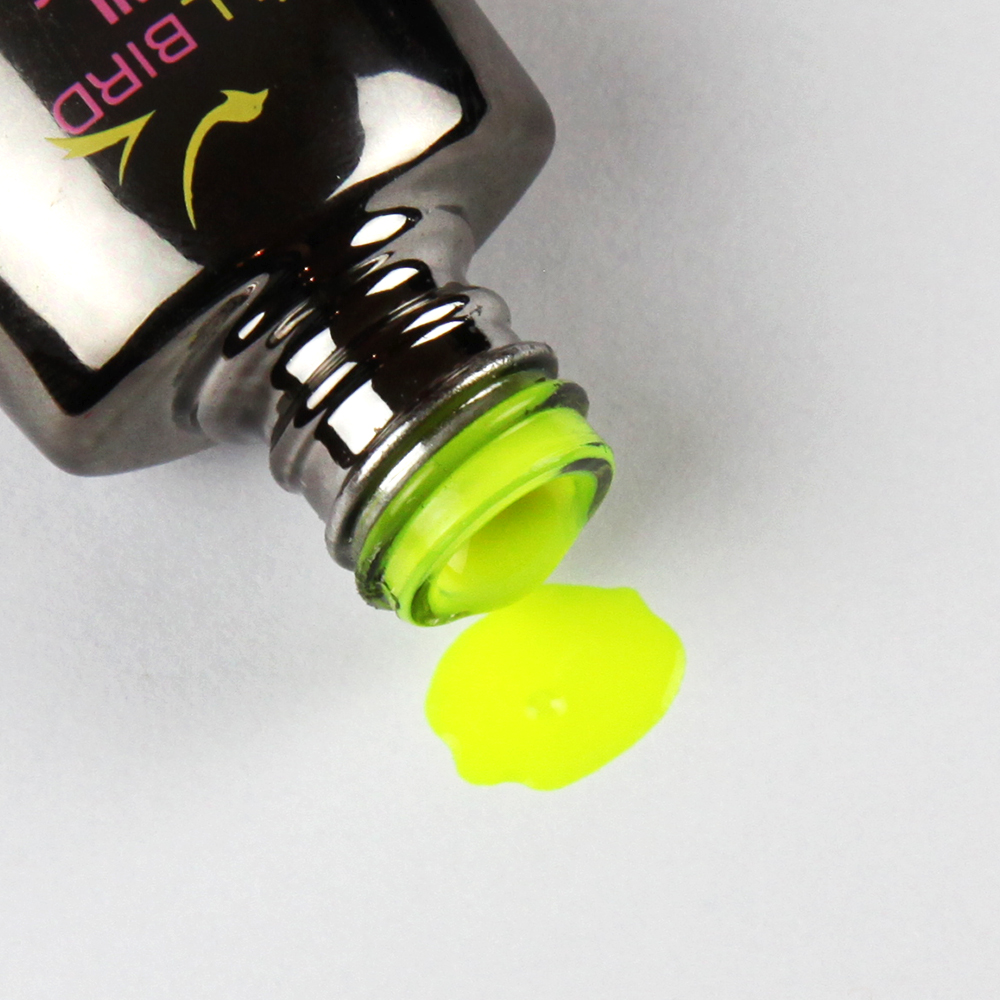 BrillBird - Frosty neon 3 lépéses neon sárga gél lakk F07 15ml