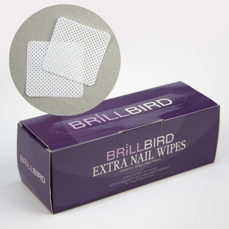 BrillBird - Extra Nail Wipes - 360 darab