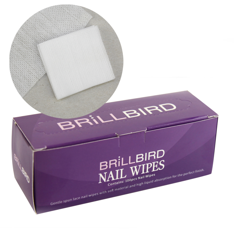 BrillBird - Nail wipes - Törlőlapok - 100 db