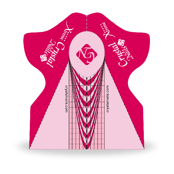 Crystal Nails - Crystal Nails WonderForm LongPro csodasablon - 30 db