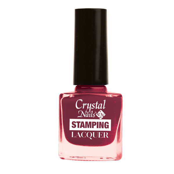 Crystal Nails - Stamping lacquer nyomdalakk - Bordó
