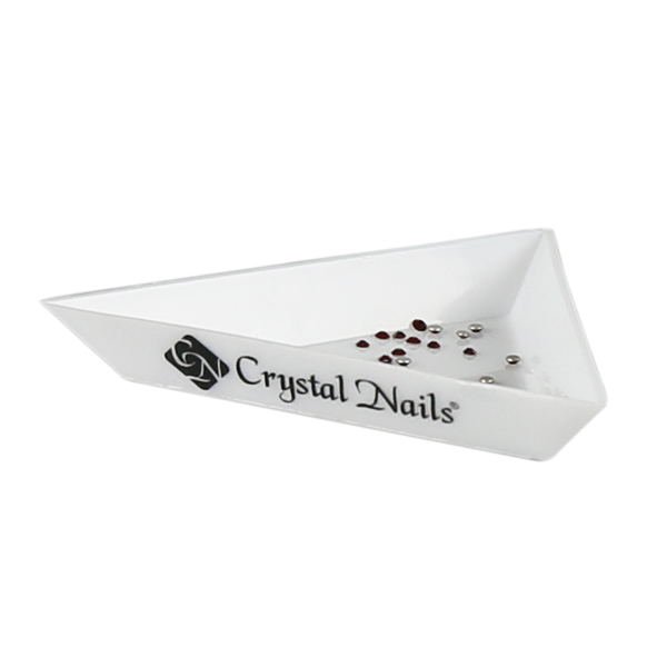 Crystal Nails - Szórógyöngy tartó tálka, háromszög