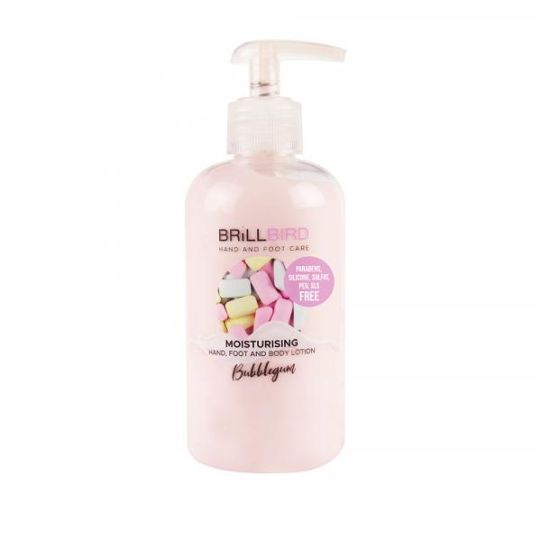 BrillBird - Kéz- és lábápoló krém - Bubblegum 250ml 