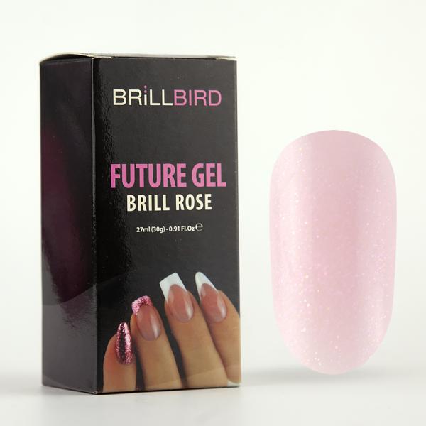 BrillBird - Future Gel Brill Rose /Polygel Akril Zselé/ 30g