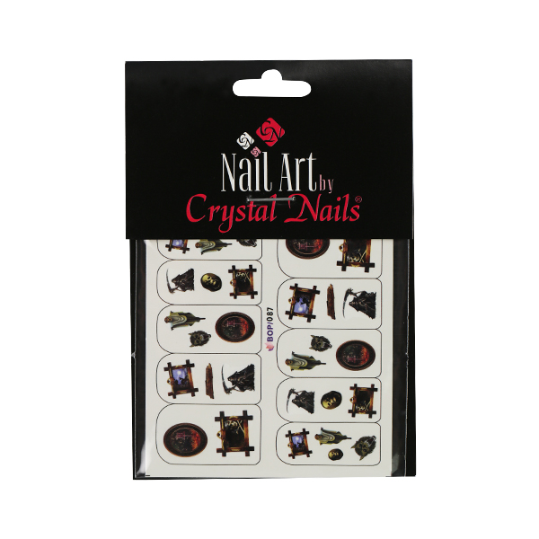 Crystal Nails - CN köröm matrica (BOP/087) Halloween