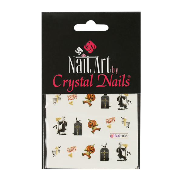Crystal Nails - CN köröm matrica (BJC/035) Halloween