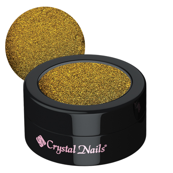 Crystal Nails - ChroMirror króm pigmentpor - Tiger Eye Gold