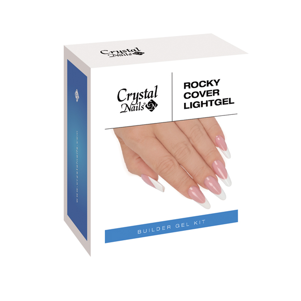 Crystal Nails - Rocky Cover LightGel építőzselé készlet