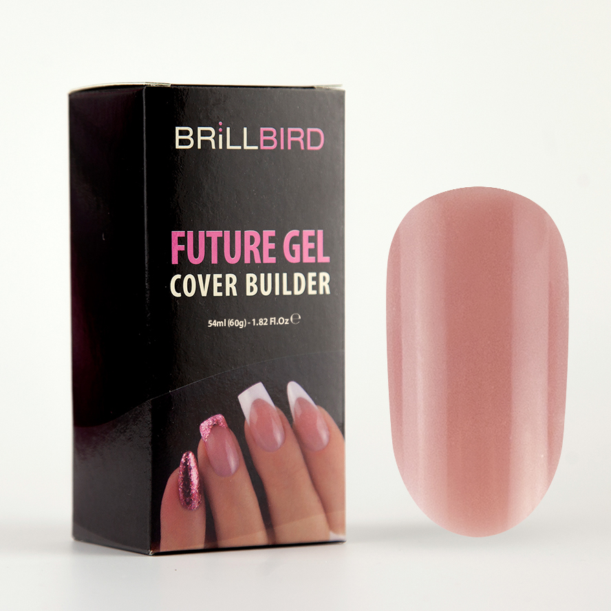 BrillBird - Future Gel Cover Builder /Polygel Akril Zselé/ 60g - nagy kiszerelés