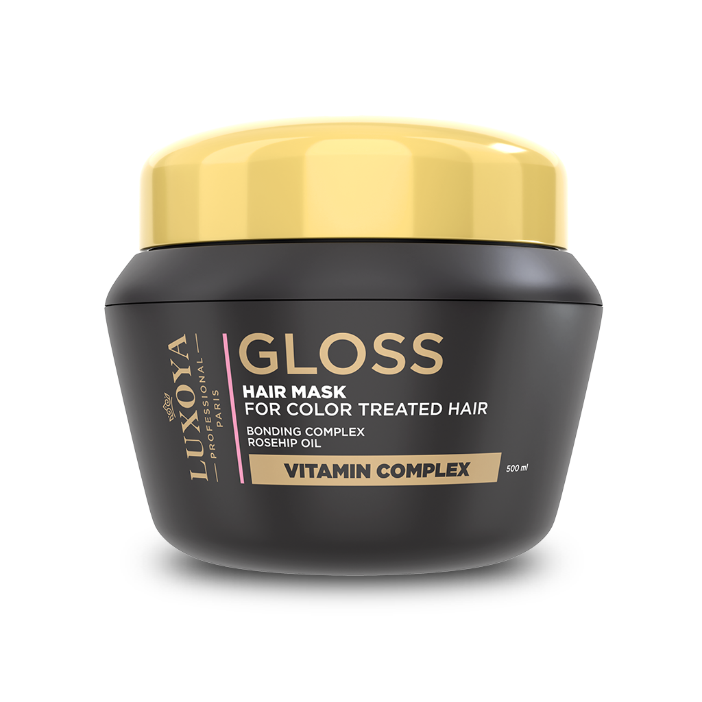 Luxoya - GLOSS - Hajmaszk 500ml - Festett hajra