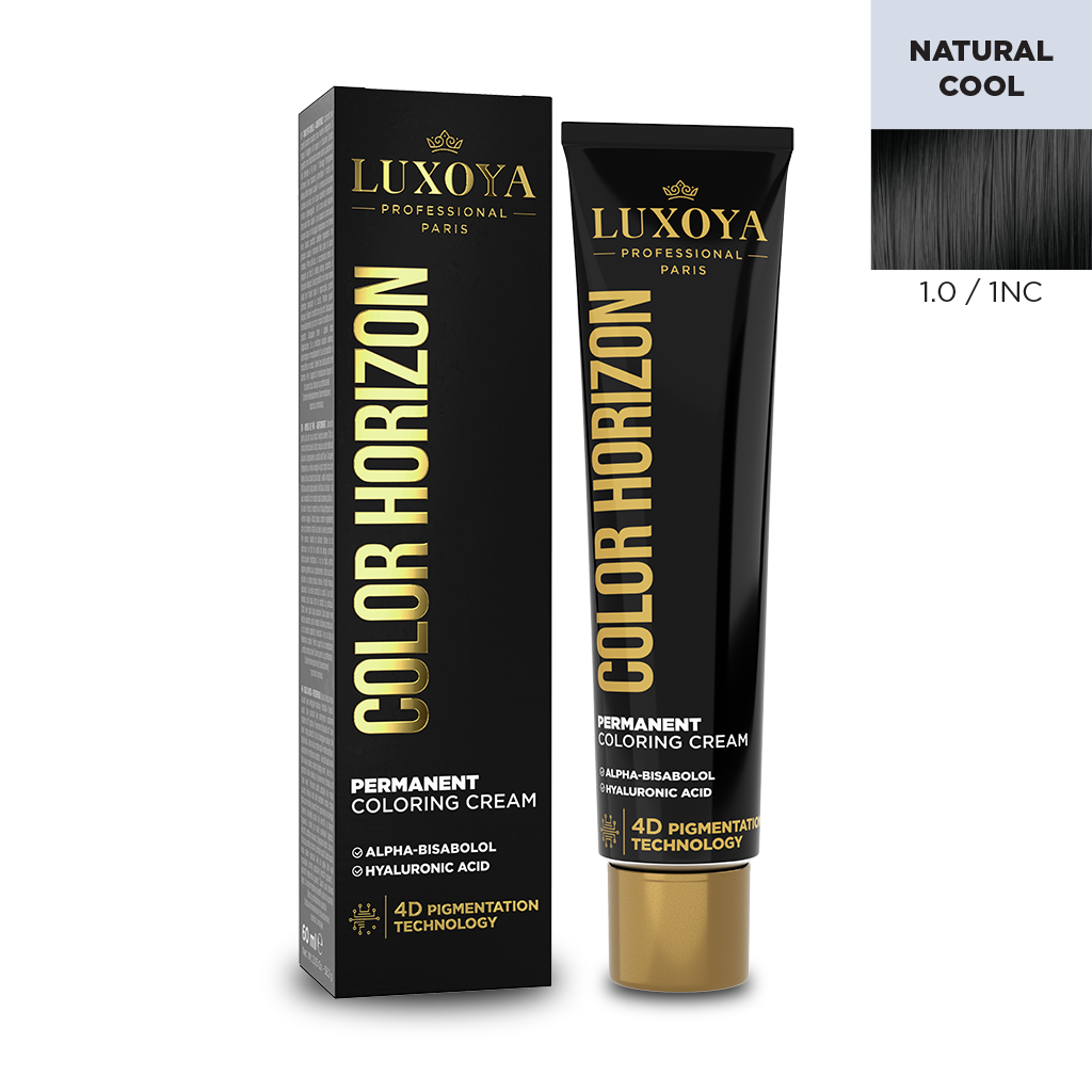 Luxoya - COLOR HORIZON - Ammóniás hajfesték 1.0/1NC 60ml