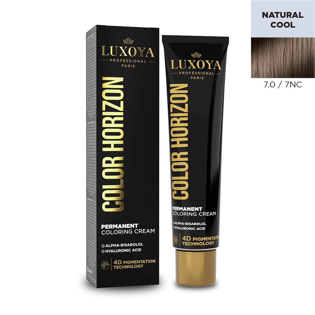 Luxoya - COLOR HORIZON - Ammóniás hajfesték 7.0/7NC 60ml