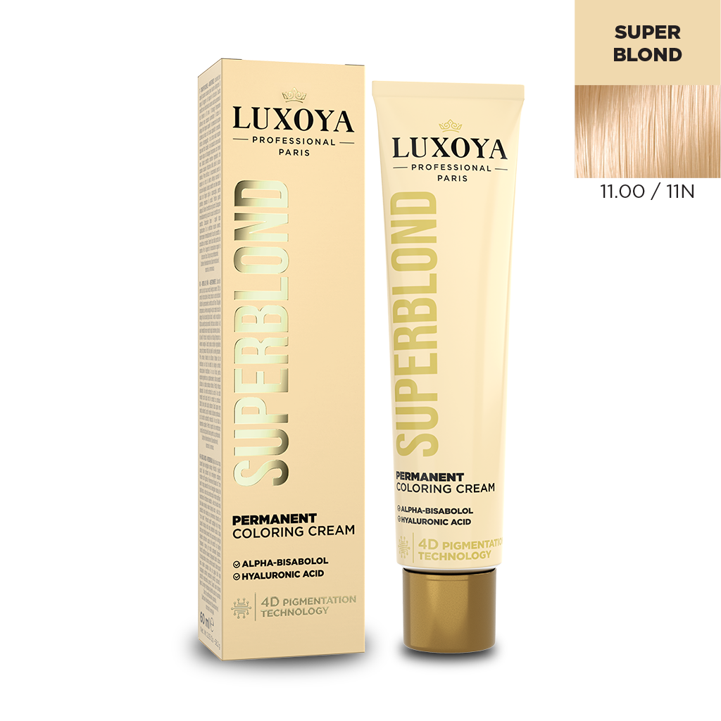 Luxoya - SUPERBLOND - Extra világosító ammóniás hajfesték 11.00/11N 60ml