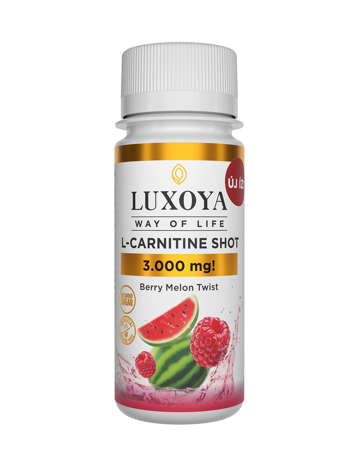 Luxoya - L-CARNITINE SHOT 3.000 mg FOLYÉKONY L-KARNITIN 60 ml - Görögdinnye-málna ízű