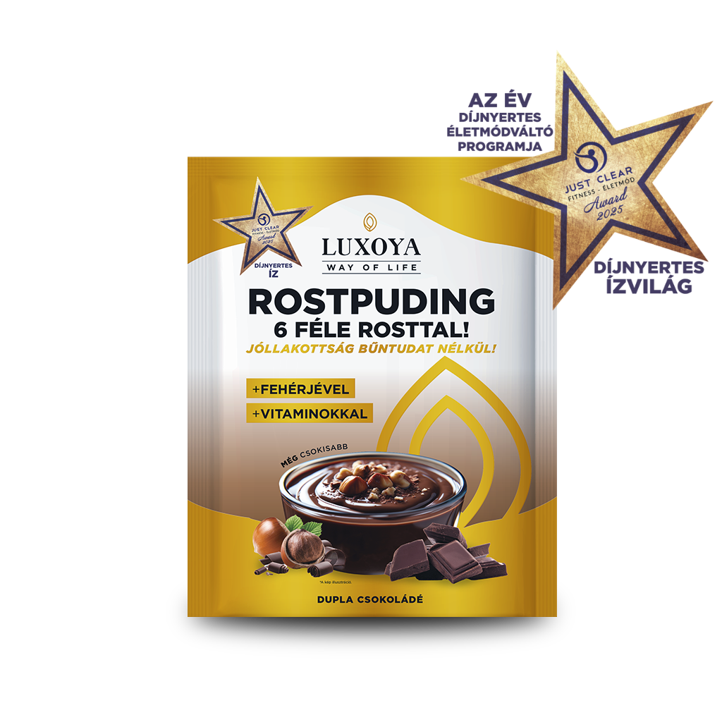 Luxoya - Rostpuding 6 féle rosttal - Dupla csokoládé 25g