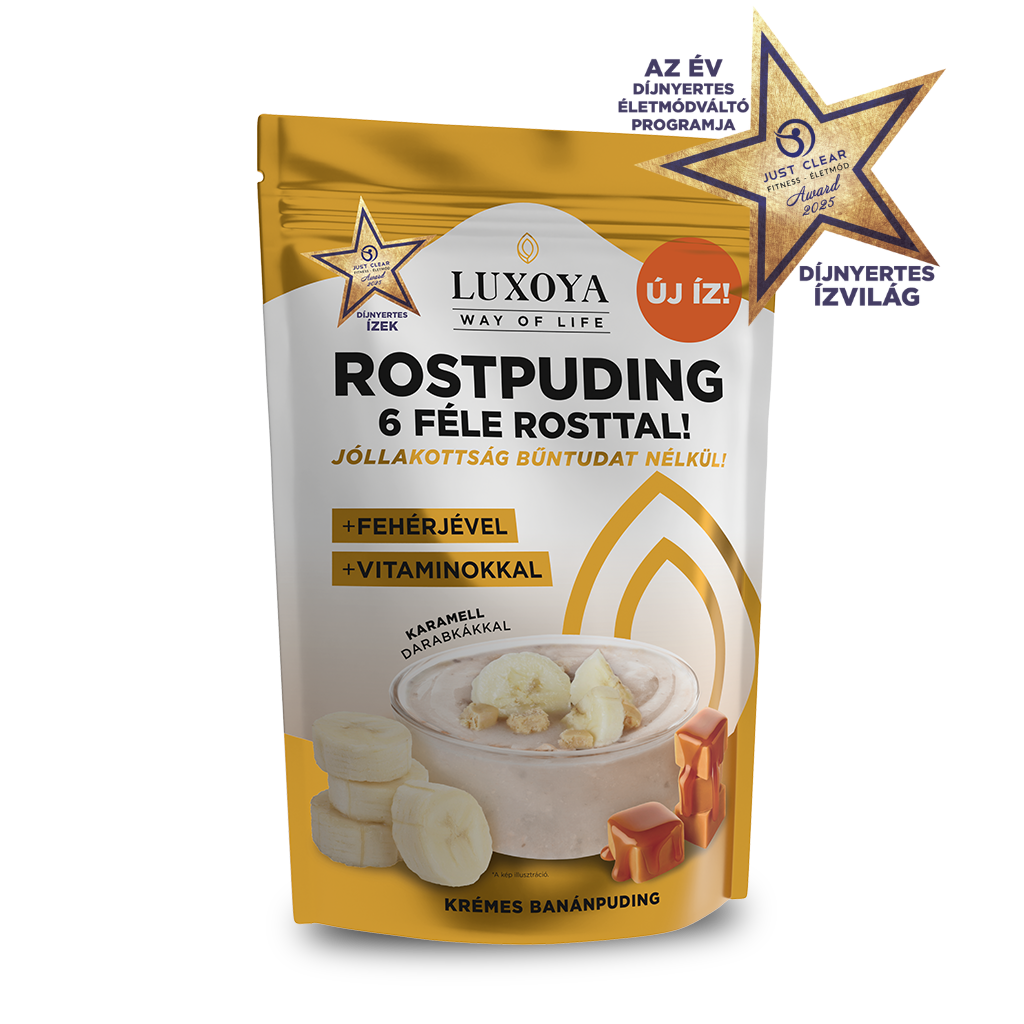 Luxoya - Rostpuding 6 féle rosttal - Krémes banán puding 300g