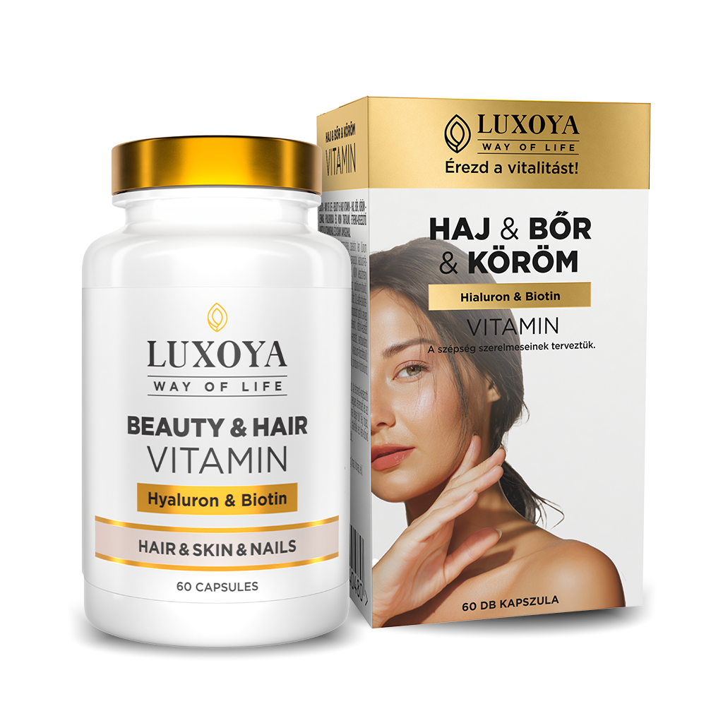 Luxoya - BEAUTY & HAIR VITAMIN - HAJ & BŐR & KÖRÖM VITAMIN 60 db