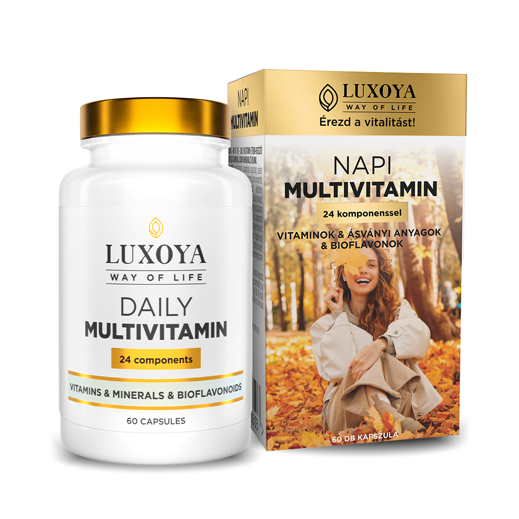Luxoya - DAILY MULTIVITAMIN - 24 AKTÍV HATÓANYAGGAL 60db