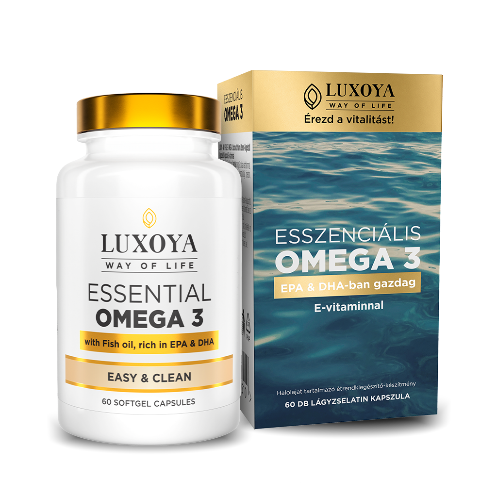 Luxoya - ESSENTIAL OMEGA 3 - EASY & CLEAN  - KÖNNYŰ & TISZTA - 60 db