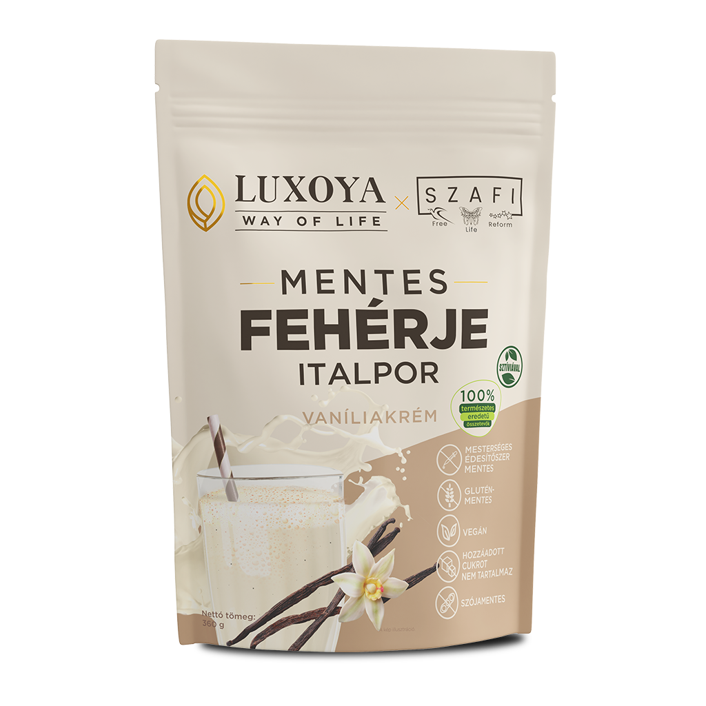 Luxoya - Luxoya x Szafi Mentes Fehérje italpor - Vanília 360g