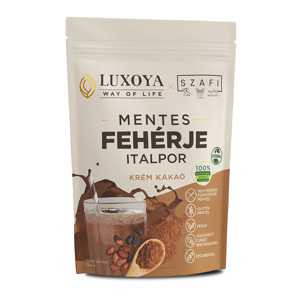 Luxoya - Luxoya x  Szafi Mentes Fehérje italpor - Kakaó 360g