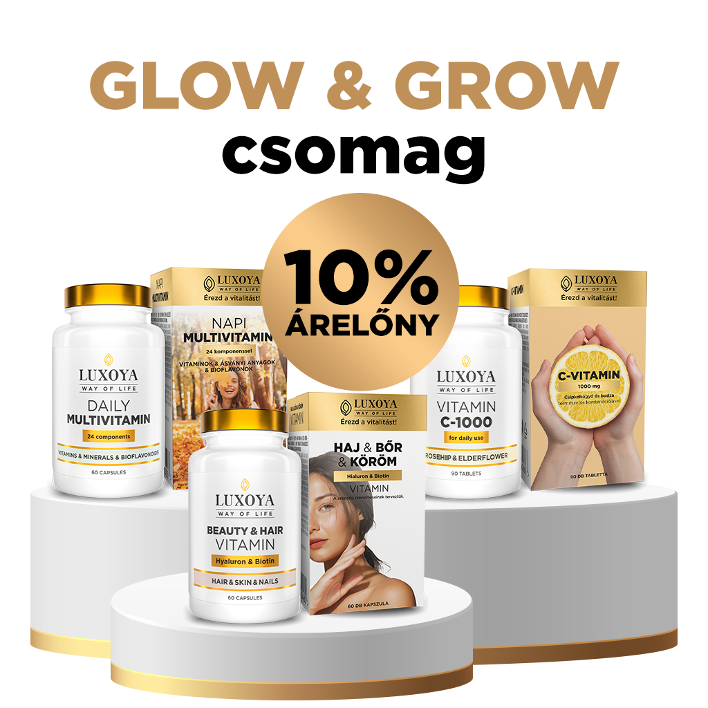 Luxoya - GLOW & GROW - Vitamin csomag