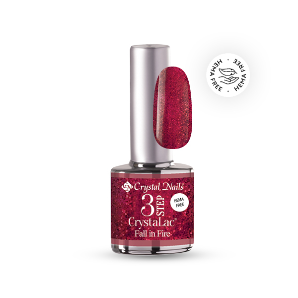 Crystal Nails - 3 STEP CrystaLac - Fall in Fire (8ml)