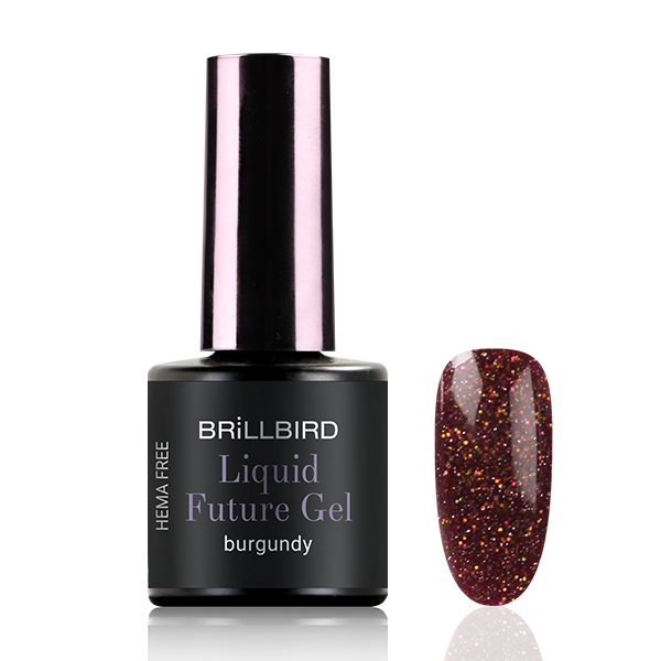 BrillBird - Liquid Future Polygel - Burgundy 8ml