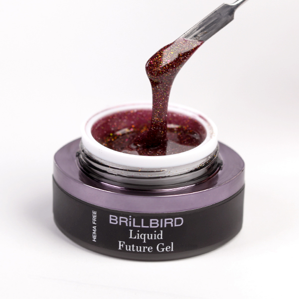 BrillBird - Liquid Future Polygel - Burgundy 15ml