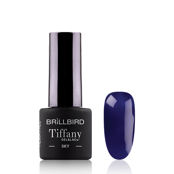 BrillBird - TIFFANY ÜVEGHATÁSÚ GÉL LAKK - Sky - 4ml
