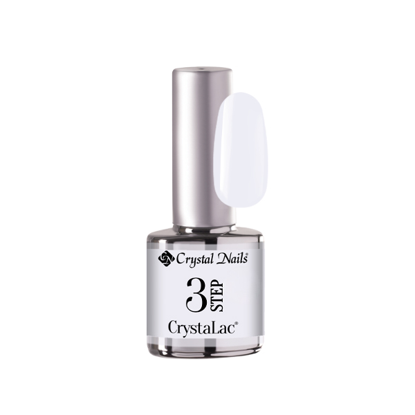 Crystal Nails - 3 STEP CrystaLac - Icy White (4ml)