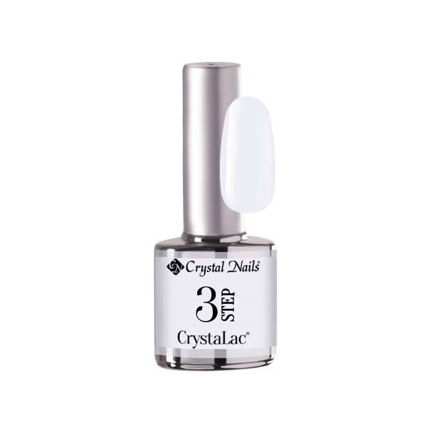 Crystal Nails - 3 STEP CrystaLac - Icy White (8ml)