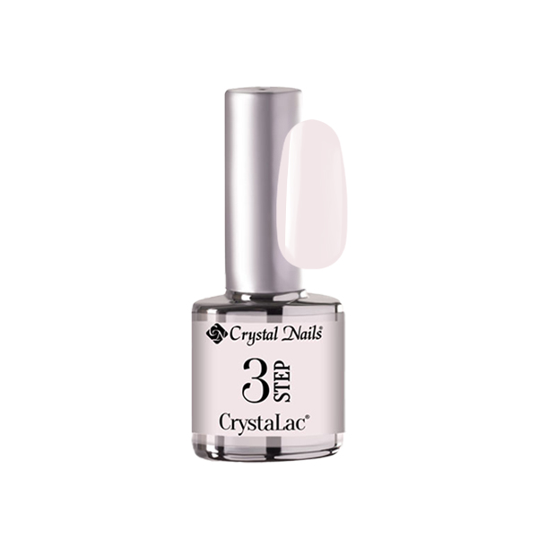 Crystal Nails - 3 STEP CrystaLac - Mega White (4ml)