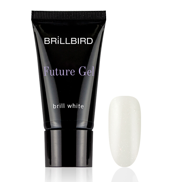 BrillBird - Future gel White New / Polygel Akril Zselé/ 30g