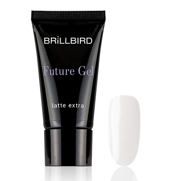 BrillBird - Future gel Latte Extra/ Polygel Akril Zselé/ 30g