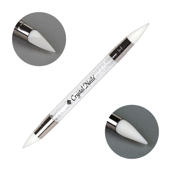 Crystal Nails - Kétvégű Szilikon Ecset