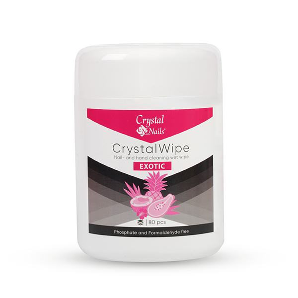 Crystal Nails - CrystalWipe - Köröm- és Kéztisztító nedves törlőkendő - Exotic