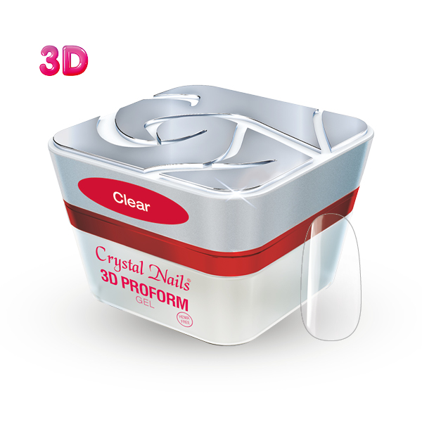 Crystal Nails - 3D ProForm Gel - Clear 5ml