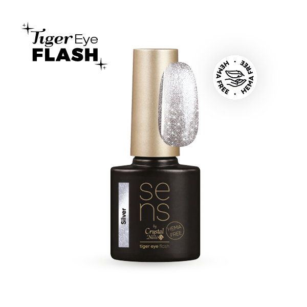 Sens by Crystal Nails - SENS Tiger Eye Flash - Silver 4ml