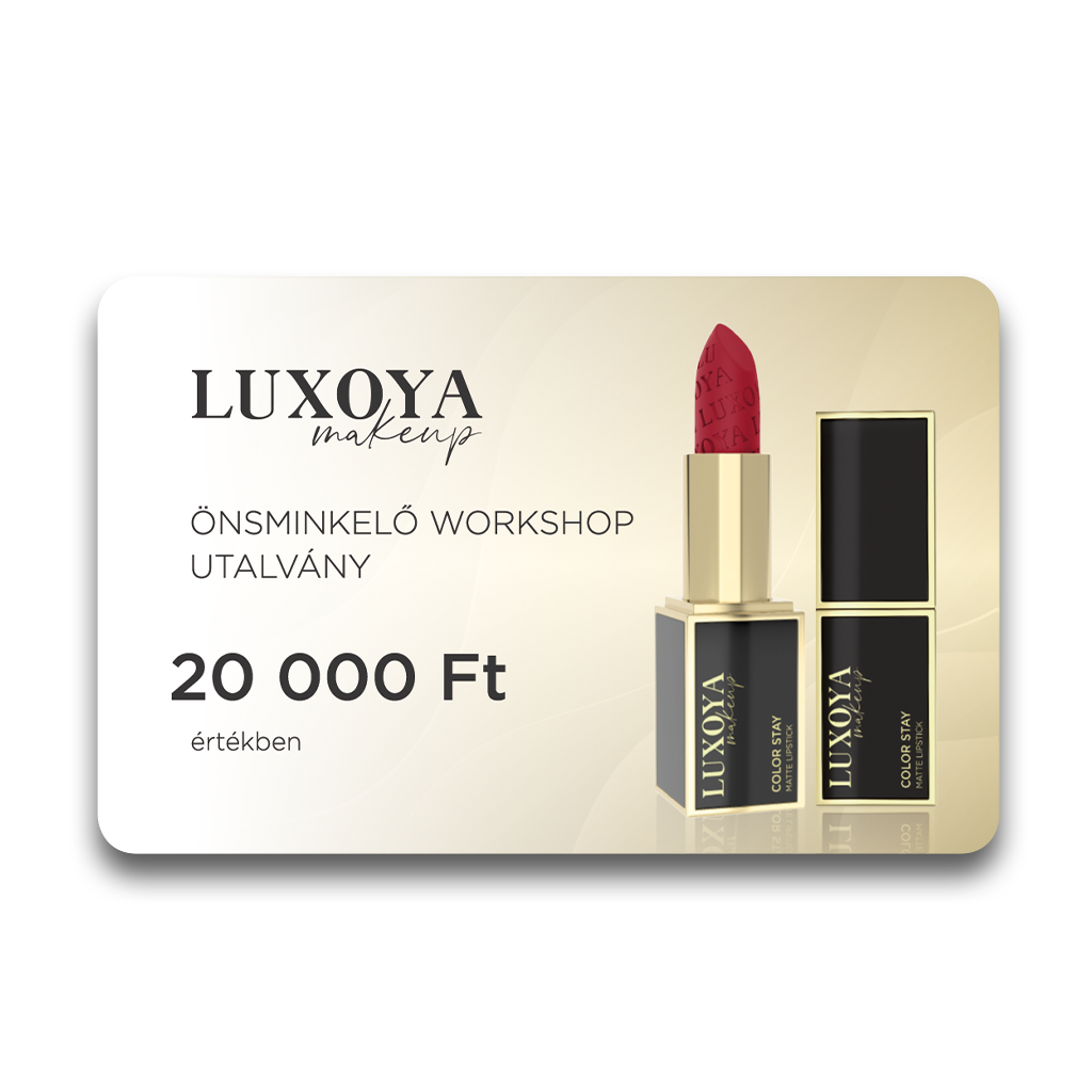 Luxoya Makeup - Luxoya Önsminkelő tanfolyam utalvány 20.000 Ft értékben