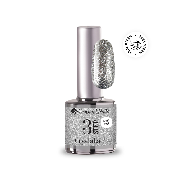 Crystal Nails - 3 STEP HEMA Free CrystaLac - 3S206FP (8ml)