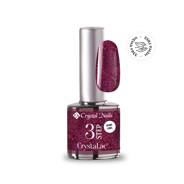Crystal Nails - 3 STEP HEMA Free CrystaLac - 3S184 (8ml)