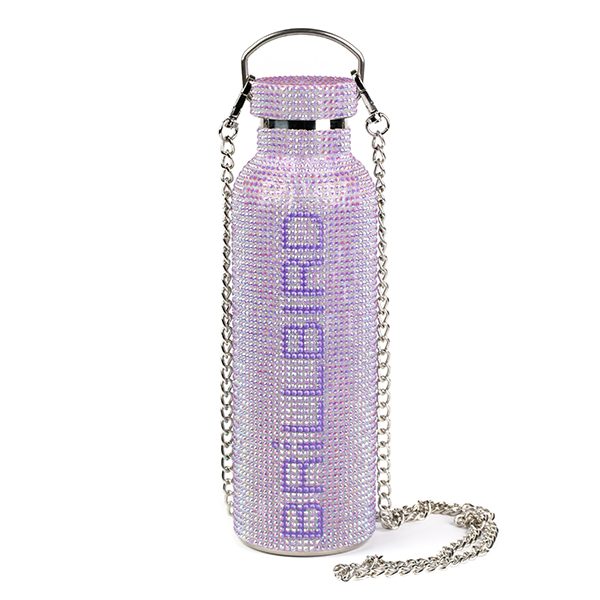 BrillBird - Lila Strasszos Kulacs